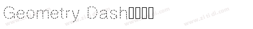 Geometry Dash字体转换